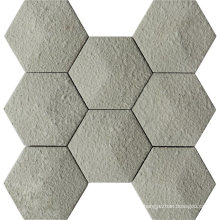 Cement Mosaic Tile Polished 95X95 Grey Color Cement Terrazzo Tiles